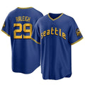harde S.Mariners #29 Cal Raleigh Player Royal City Connect Home Game Stitched Jerseys
