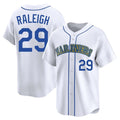harde S.Mariners #29 Cal Raleigh Player White Pitch Fashion Game Stitched Jerseys