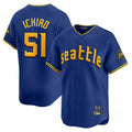 harde S.Mariners #51 Ichiro Suzuki Player Royal City Connect Home Limited Stitched Jerseys