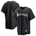 harde S.Mariners Blank Player Black Home Limited Stitched Jerseys