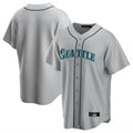 harde S.Mariners Blank Player Gray Home Game Stitched Jerseys