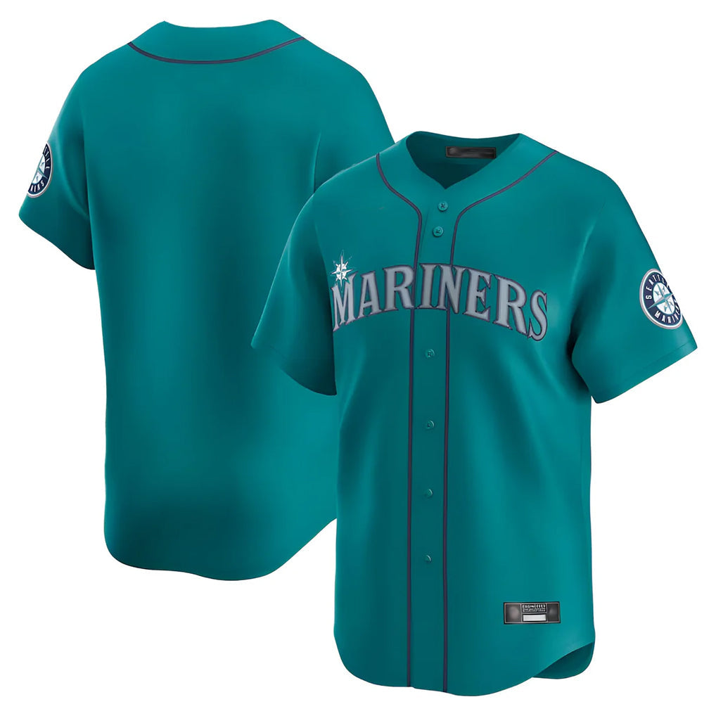 harde S.Mariners Blank Player Teal Home Limited Stitched Jerseys