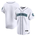harde S.Mariners Blank Player White Home Limited Stitched Jerseys