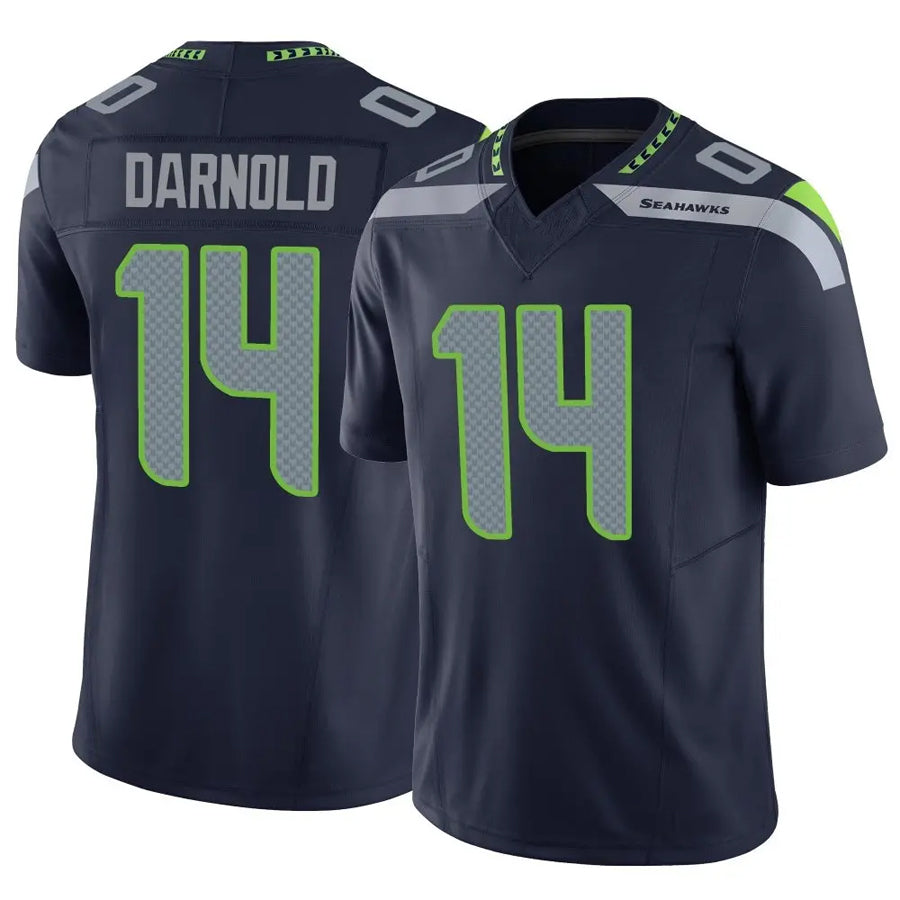 harde S.Seahawks #14 Sam Darnold Player Navy Vapor F.U.S.E. Limited Football Jerseys