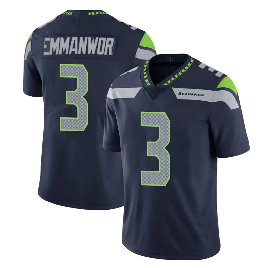 harde S.Seahawks #3 Nick Emmanwori Player Navy Limited Vapor Untouchable Home Game Stitched Jerseys