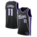 harde S.kings #11 Domantas Sabonis Black Swingman Player Jerseys - Icon Edition