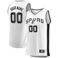 harde SA.Spurs Fanatics White Fast Break Custom Replica Jerseys - Association Edition
