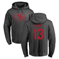 harde SF.49ers #13 Brock Purdy Player Anthracite Pullover Hoodies Home Game Stitched Jerseys