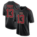 harde SF.49ers #13 Brock Purdy Player Black Fashion Home Game Stitched Jerseys