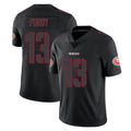 harde SF.49ers #13 Brock Purdy Player Black Impact Limited Home Game Stitched Jerseys