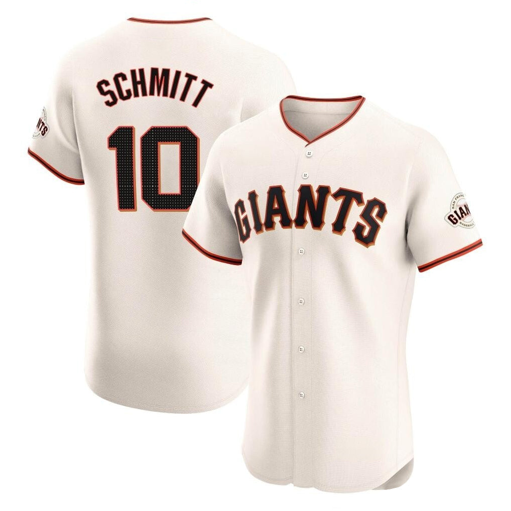 harde SF.Giants #10 Casey Schmitt Player Cream Home Limited Elite Stitched Jerseys