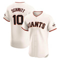 harde SF.Giants #10 Casey Schmitt Player Cream Home Limited Elite Stitched Jerseys