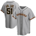 harde SF.Giants #51 Jung Hoo Lee Player Gray Home Game Stitched Jerseys