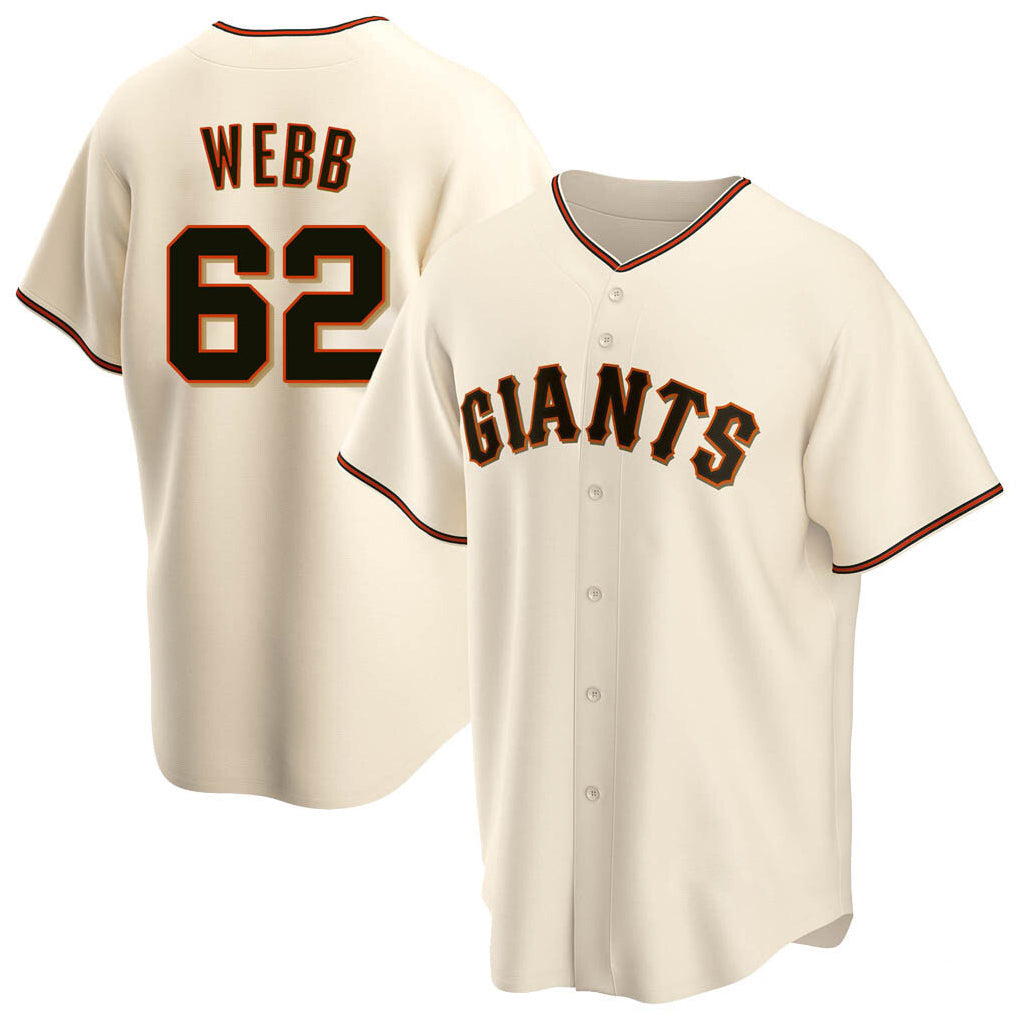 harde SF.Giants #62 Logan Webb Player Cream Home Game Stitched Jerseys