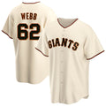 harde SF.Giants #62 Logan Webb Player Cream Home Game Stitched Jerseys
