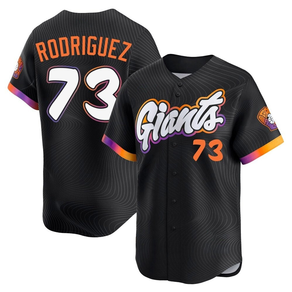 harde SF.Giants #73 Randy Rodriguez Player Black City Connect Home Limited Stitched Jerseys