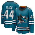 harde S.Jose Sharks #44 Marc-Edouard Vlasic Teal Home Breakaway Player Jerseys