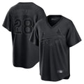 harde St. Louis Cardinals #28 Nolan Arenado Player Black City Connect T-shirt Stitched Jerseys