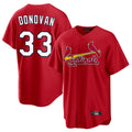 harde St. Louis Cardinals #33 Brendan Donovan Player Red Home Game Stitched Jerseys