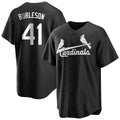 harde St. Louis Cardinals #41 Alec Burlesona Player Black City Connect Home Limited Stitched Jerseys