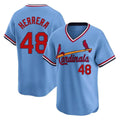 harde St. Louis Cardinals #48 Ivan Herrera Player Light Blue City Connect Home T-shirt Stitched Jerseys