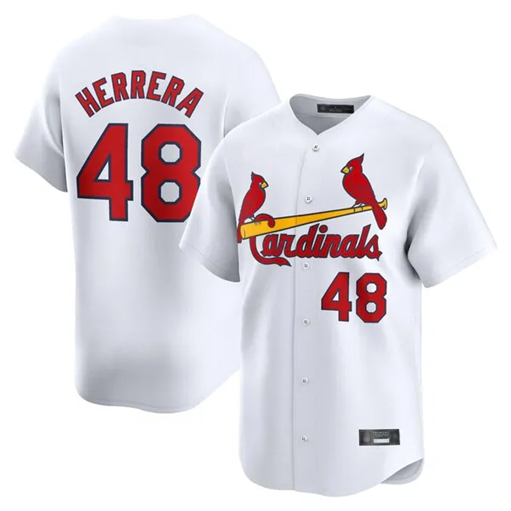 harde St. Louis Cardinals #48 Ivan Herrera Player White Home Limited Stitched Jerseys