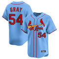 harde St. Louis Cardinals #54 Sonny Gray Player Light Blue Home Limited Stitched Jerseys