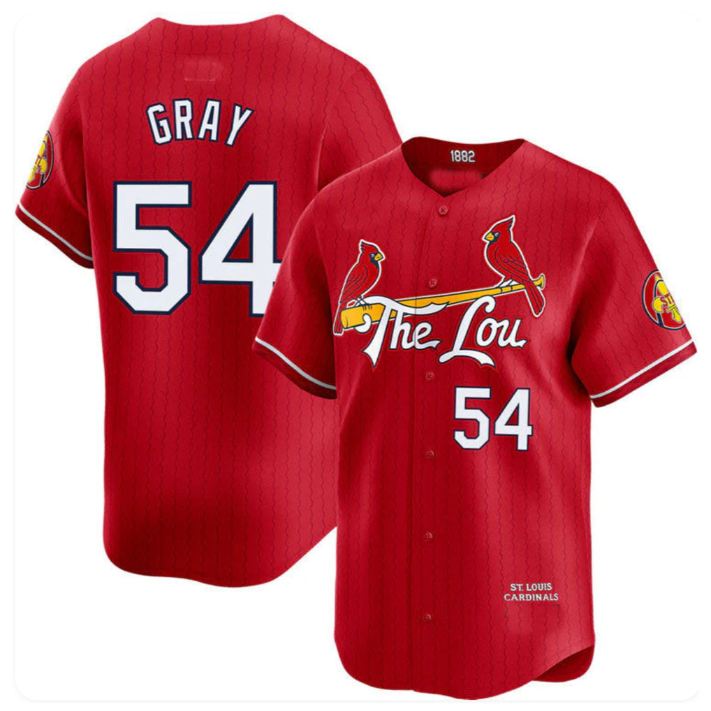 harde St. Louis Cardinals #54 Sonny Gray Player Red City Connect Limited Stitched Jerseys