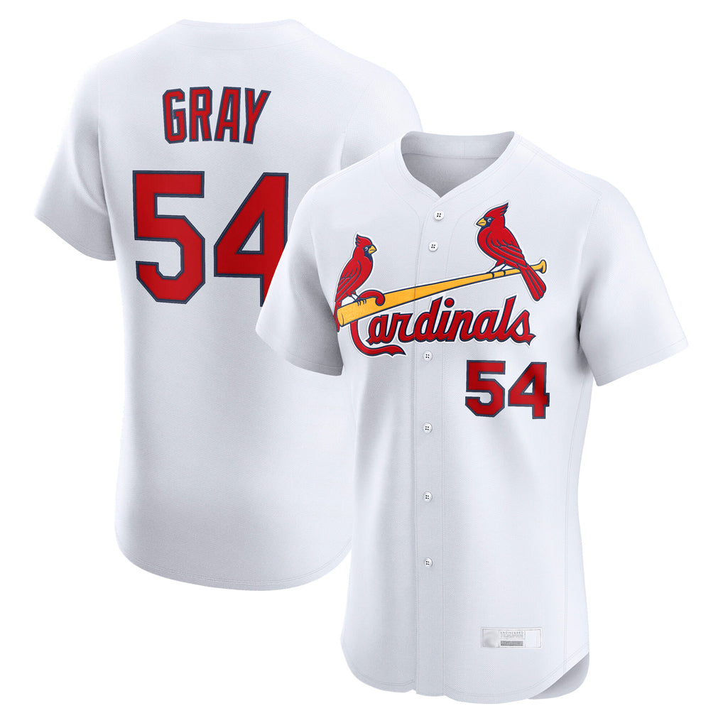 harde St. Louis Cardinals #54 Sonny Gray Player White Home Limited Elite Stitched Jerseys