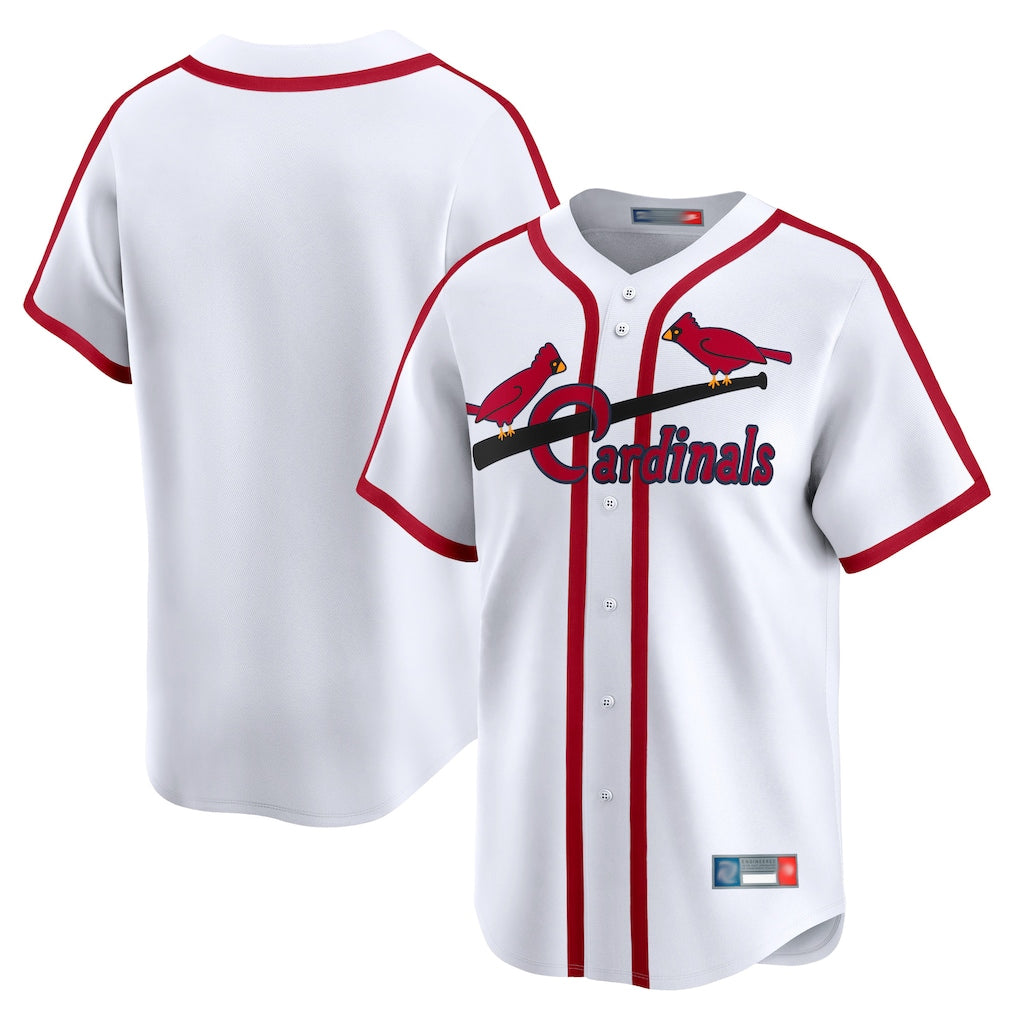 harde St. Louis Cardinals Blank Player White Cooperstown Collection Limited Stitched Jerseys