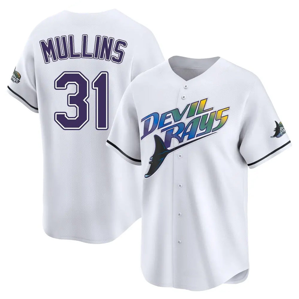 harde TB.Rays #31 Cedric Mullins Player White City Connect Home Stitched Jerseys