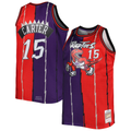 harde T.Raptors Mitchell & Ness Purple Red Big & Tall Hardwood Classics 1998-99 Split Swingman Jerseys