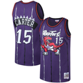 harde T.Raptors #15 Vince Carter Mitchell & Ness Purple 199899 Big & Tall Hardwood Classics Swingman Jerseys