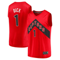 harde T.Raptors #1 Gradey Dick Red Fast Break Player Jerseys - Icon Edition