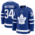 harde T.Maple Leafs #34 Auston Matthews Blue Home Premium Jerseys