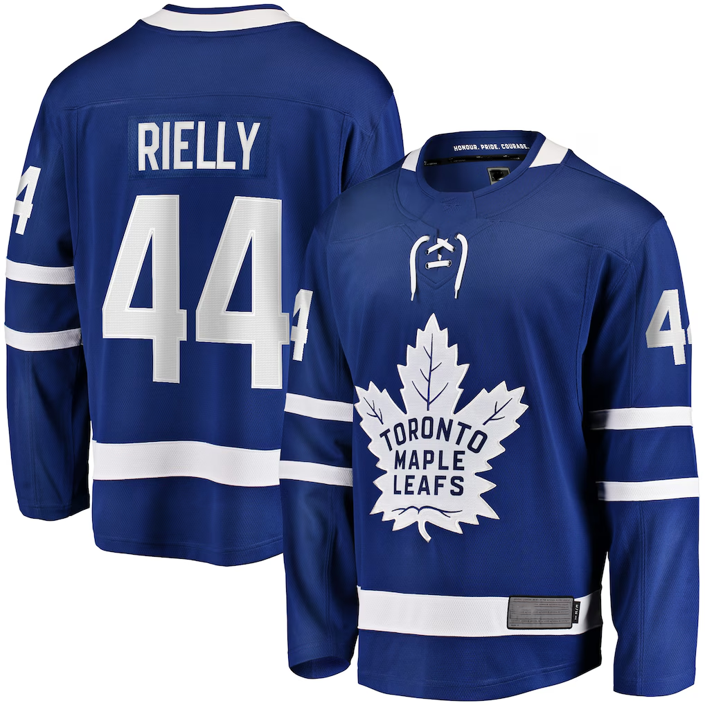 harde T.Maple Leafs #44 Morgan Rielly Blue Home Breakaway Player Jerseys
