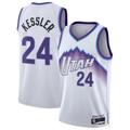 harde U.Jazz #24 Walker Kessler White Swingman Jerseys - Association Editio