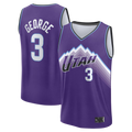 harde U.Jazz #3 Keyonte George Fanatics Purple Fast Break Replica Jerseys - Icon Edition