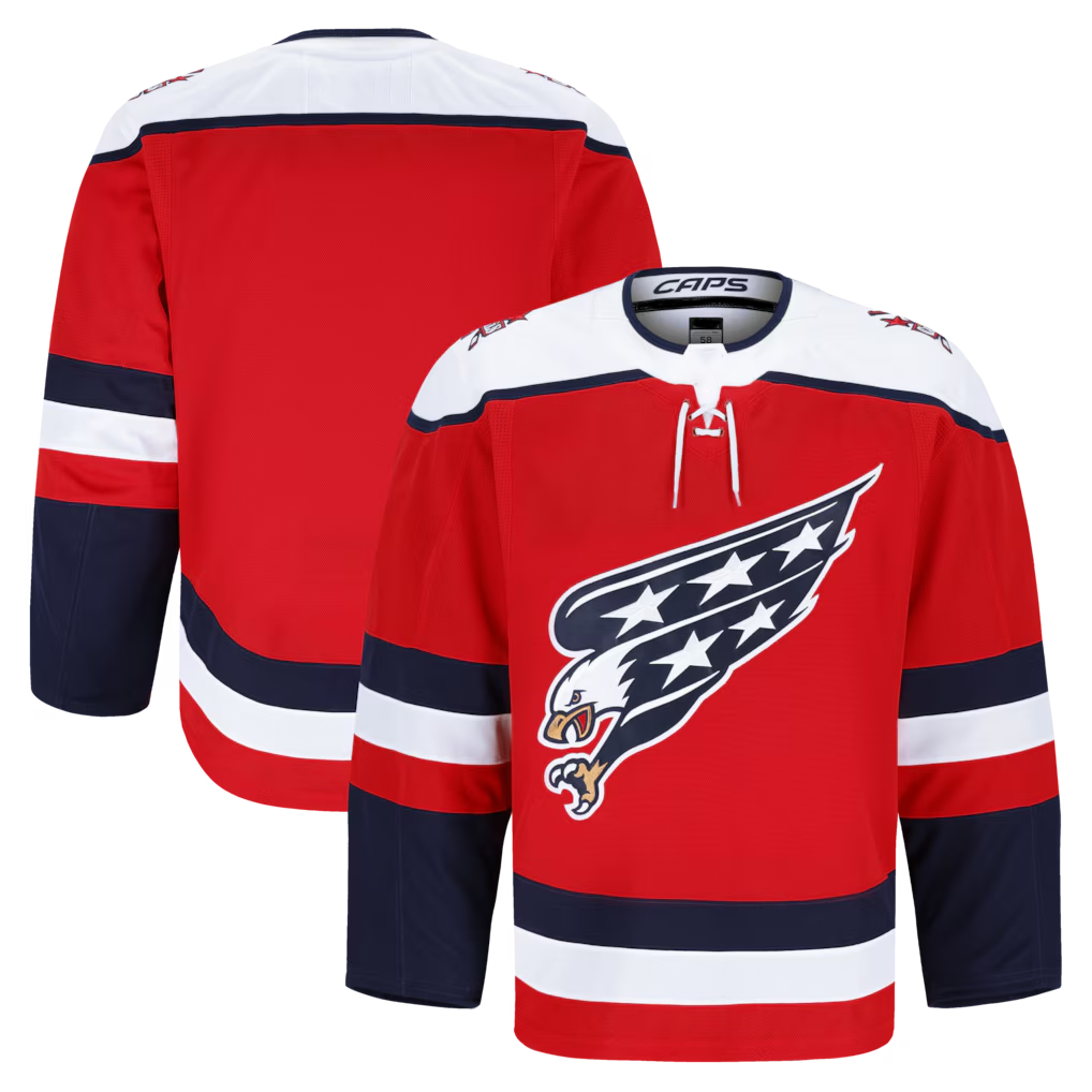 harde W.Capitals Red Alternate Authentic Pro Jerseys