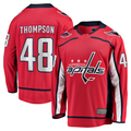 harde W.Capitals #48 Logan Thompson Red Home Premier Breakaway Player Jerseys