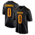 harde W.Commanders #0 Mike Sainristil Player Carbon Black Fashion Stitched Jerseys