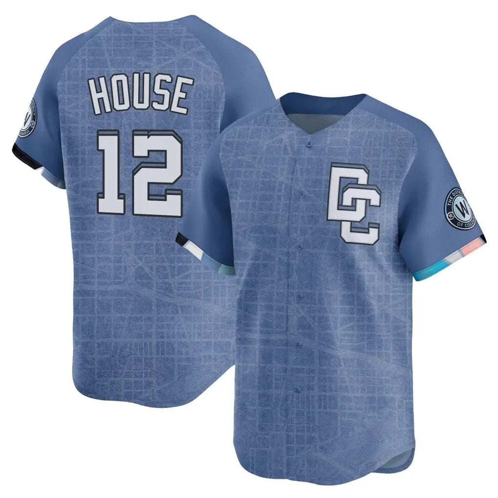 harde W.Nationals #12 Brady House Player Blue Limited City Connect Stitched Jerseys