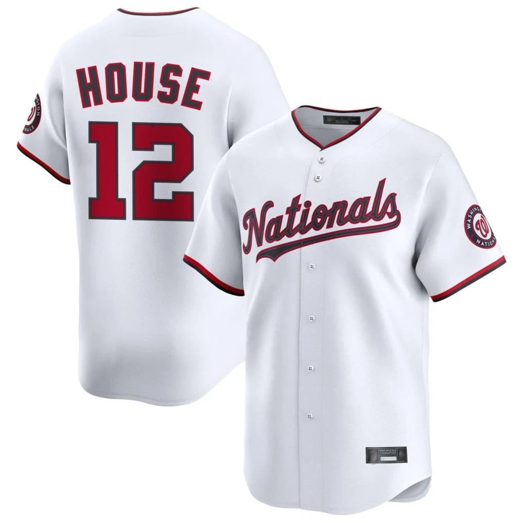 harde W.Nationals #12 Brady House Player White Alternate Limited Game Stitched Jerseys