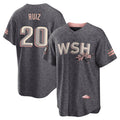 harde W.Nationals #20 Keibert Ruiz Player Gray City Connect Stitched Jerseys