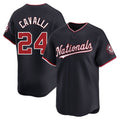 harde W.Nationals #24 Cade Cavalli Player Navy Alternate Limited Replica Jerseys