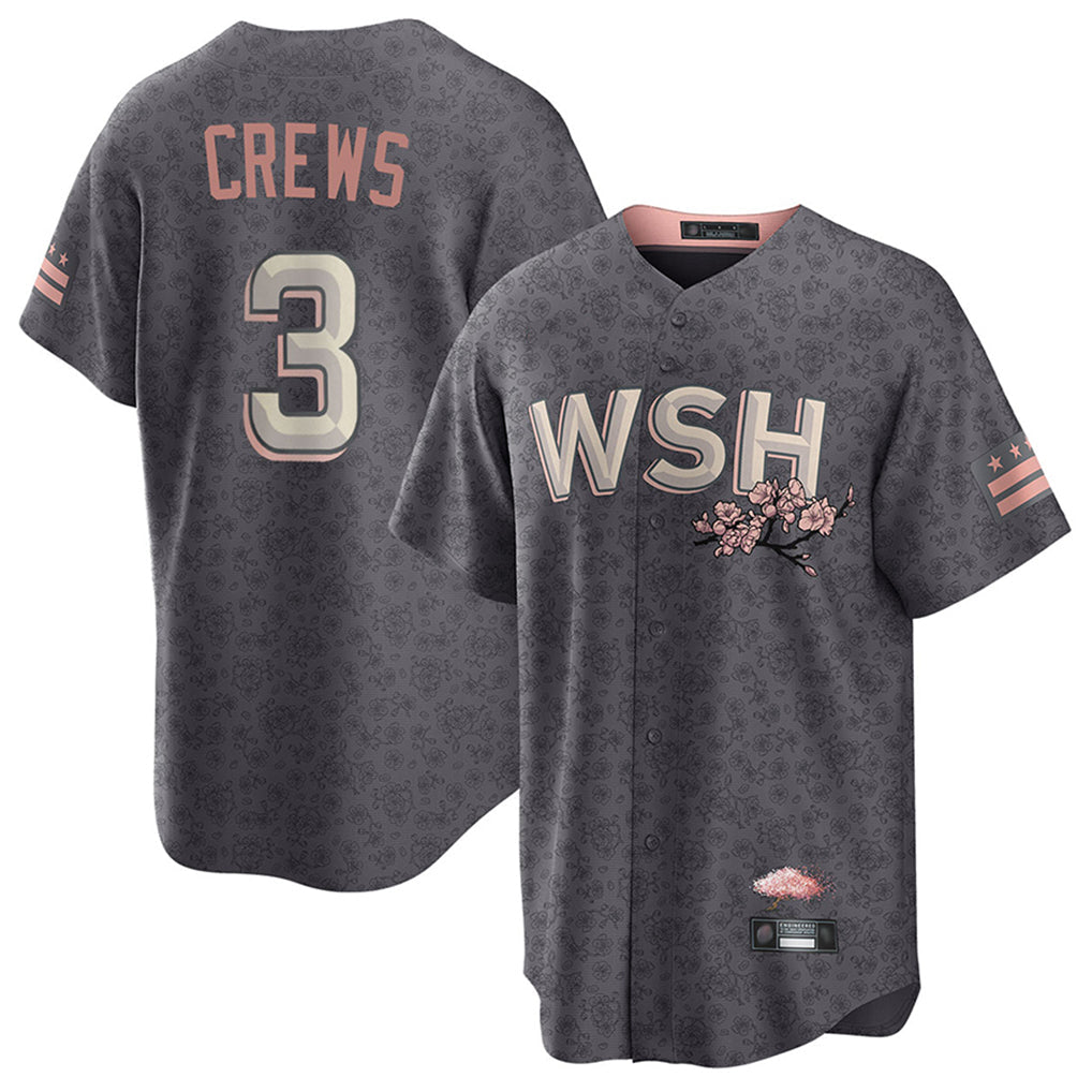 harde W.Nationals #3 Dylan Crews Player City Connect Stitched Jerseys