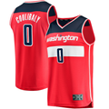 harde W.Wizards #0 Bilal Coulibaly Red Fast Break Replica Jerseys - Icon Edition