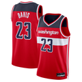 harde W.Wizards #23 Anthony Davis Red Swingman Jerseys - Icon Edition