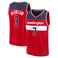harde W.Wizards #3 CJ McCollum Red Fast Break Replica Player Jerseys - Icon Edition