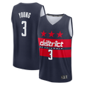 harde W.Wizards #3 Trae Young Navy Fast Break - Statement Edition